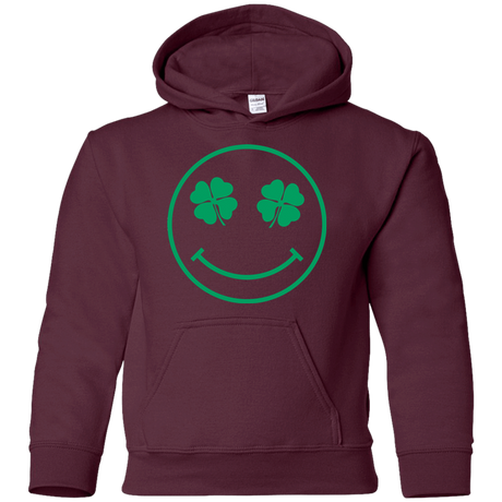 Sweatshirts Maroon / YS Irish Smiley Youth Hoodie