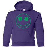 Sweatshirts Purple / YS Irish Smiley Youth Hoodie