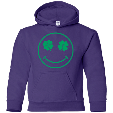 Sweatshirts Purple / YS Irish Smiley Youth Hoodie