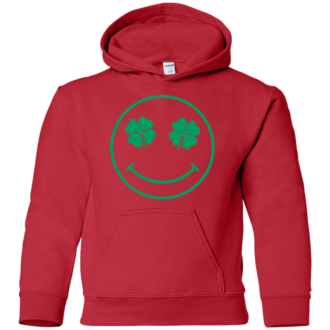 Sweatshirts Red / YS Irish Smiley Youth Hoodie