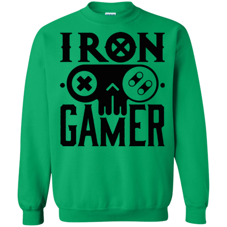 Sweatshirts Irish Green / Small Iron Gamer Crewneck Sweatshirt