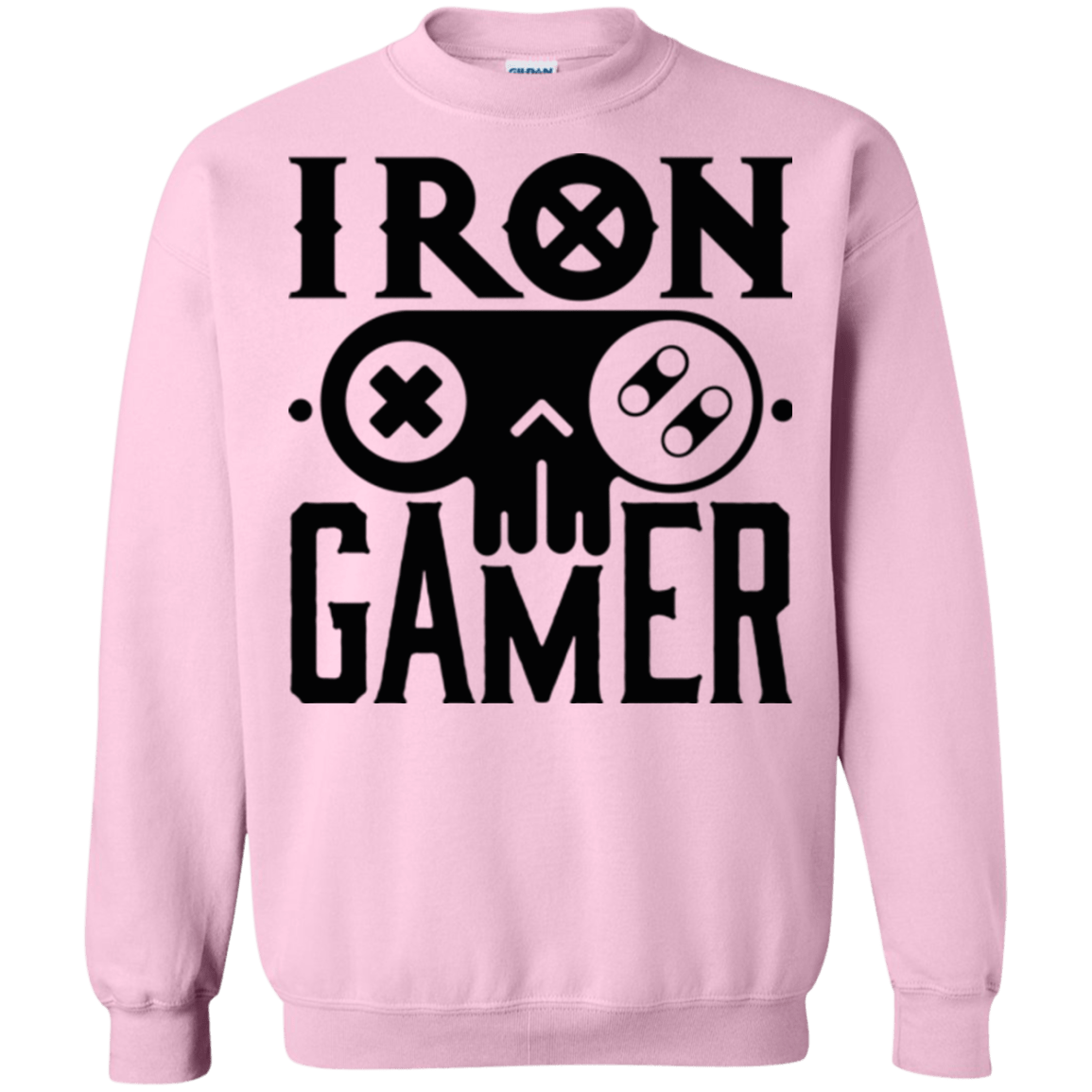 Sweatshirts Light Pink / Small Iron Gamer Crewneck Sweatshirt