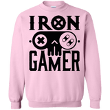 Sweatshirts Light Pink / Small Iron Gamer Crewneck Sweatshirt