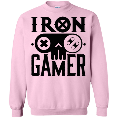 Sweatshirts Light Pink / Small Iron Gamer Crewneck Sweatshirt