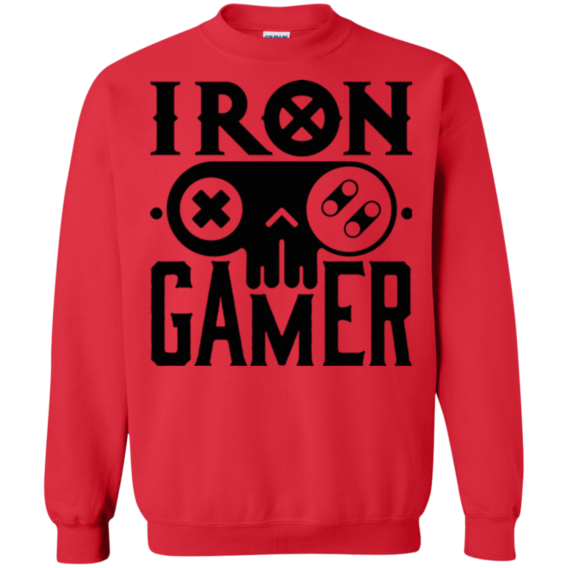 Sweatshirts Red / Small Iron Gamer Crewneck Sweatshirt