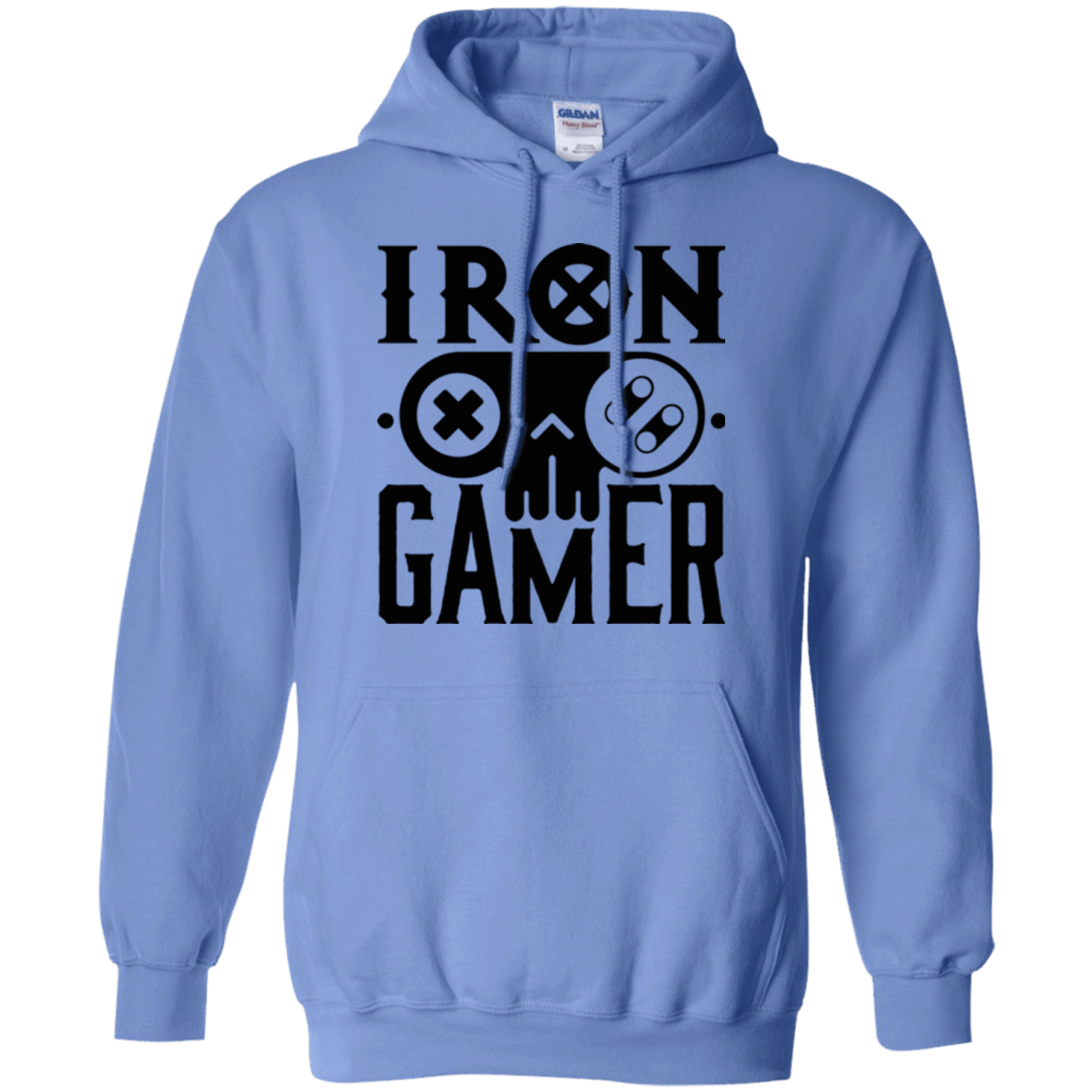 Sweatshirts Carolina Blue / Small Iron Gamer Pullover Hoodie