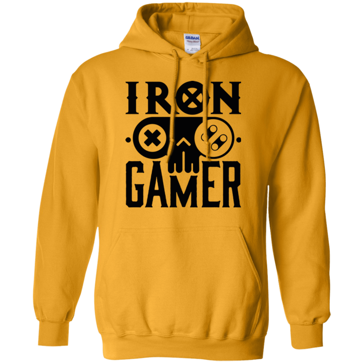 Sweatshirts Gold / Small Iron Gamer Pullover Hoodie