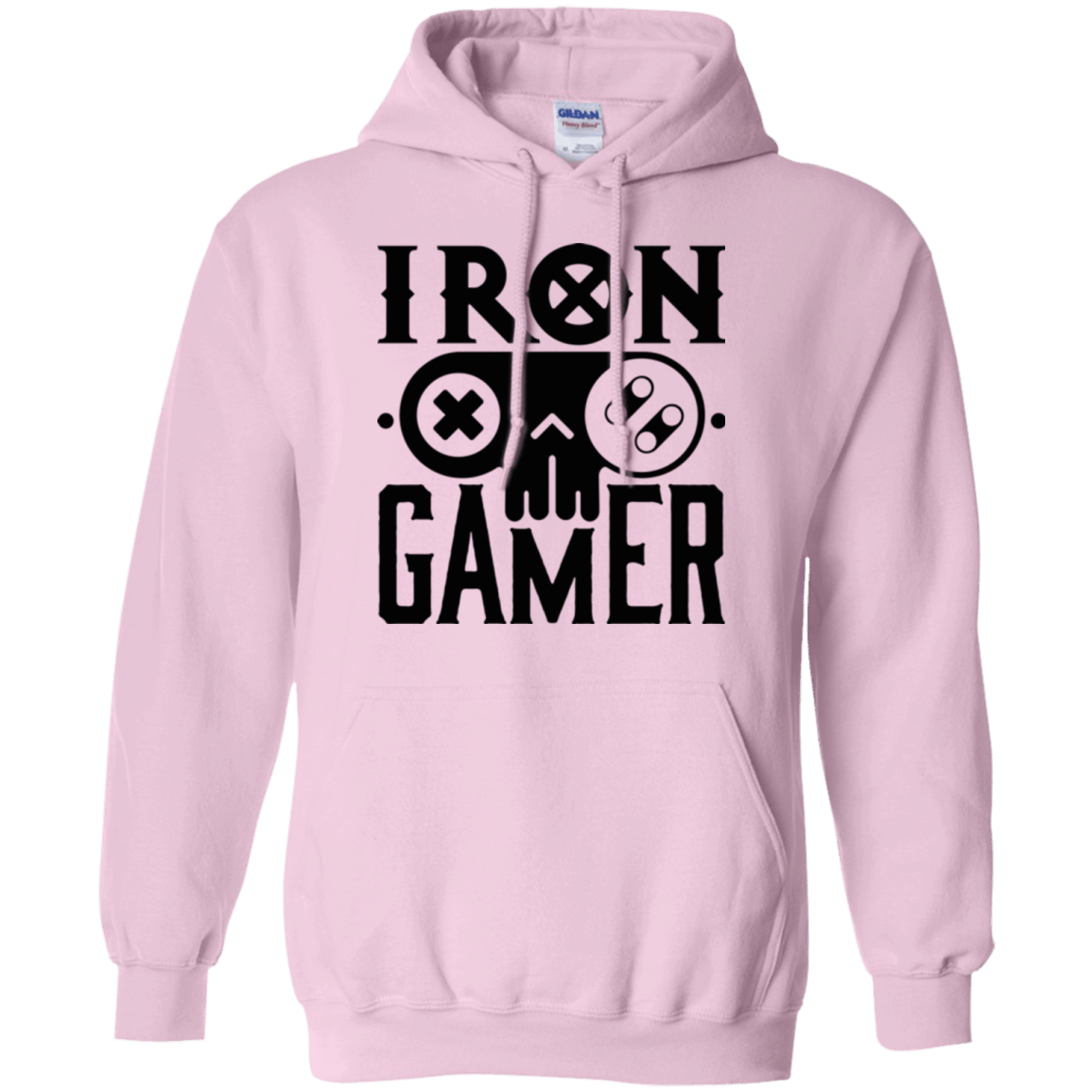 Sweatshirts Light Pink / Small Iron Gamer Pullover Hoodie