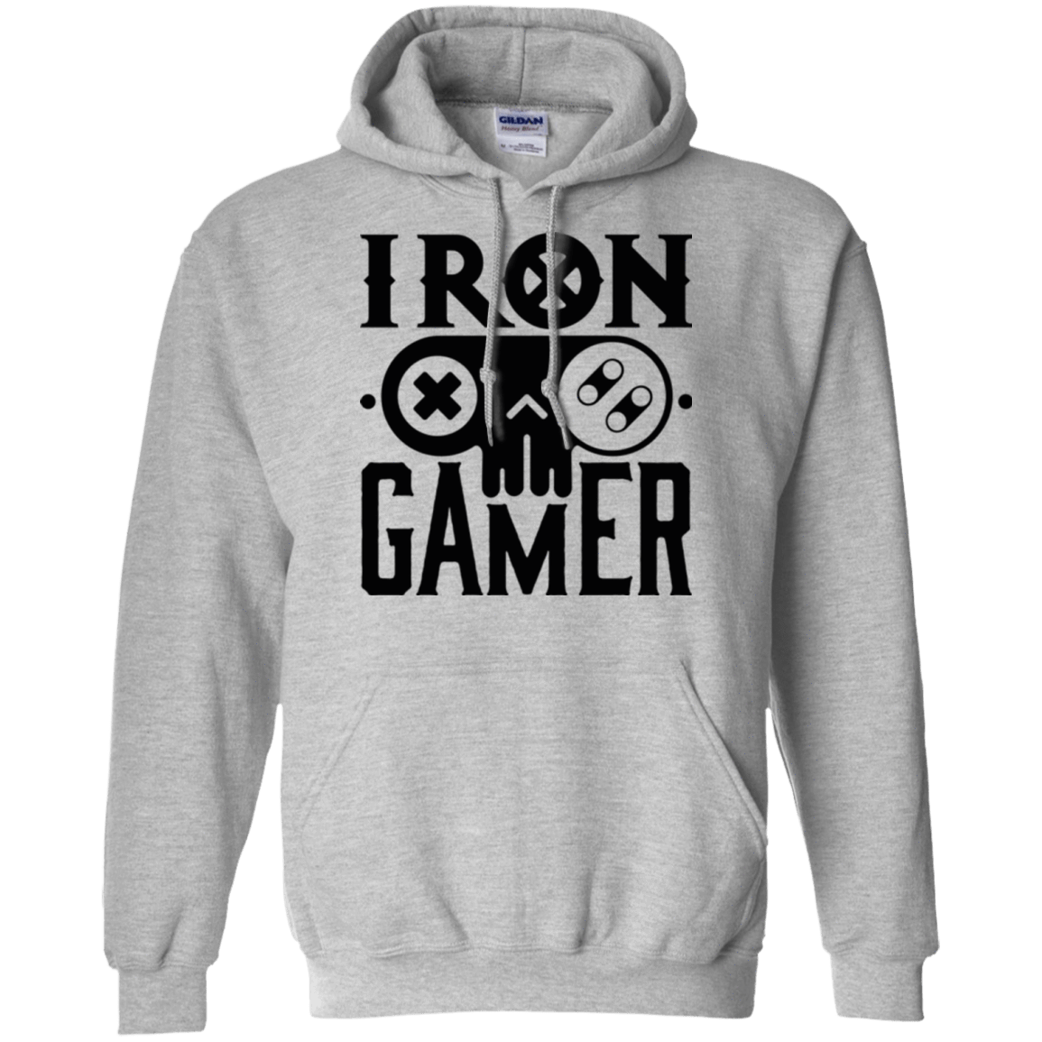 Sweatshirts Sport Grey / Small Iron Gamer Pullover Hoodie