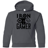 Sweatshirts Charcoal / YS Iron Gamer Youth Hoodie