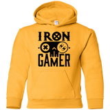 Sweatshirts Gold / YS Iron Gamer Youth Hoodie