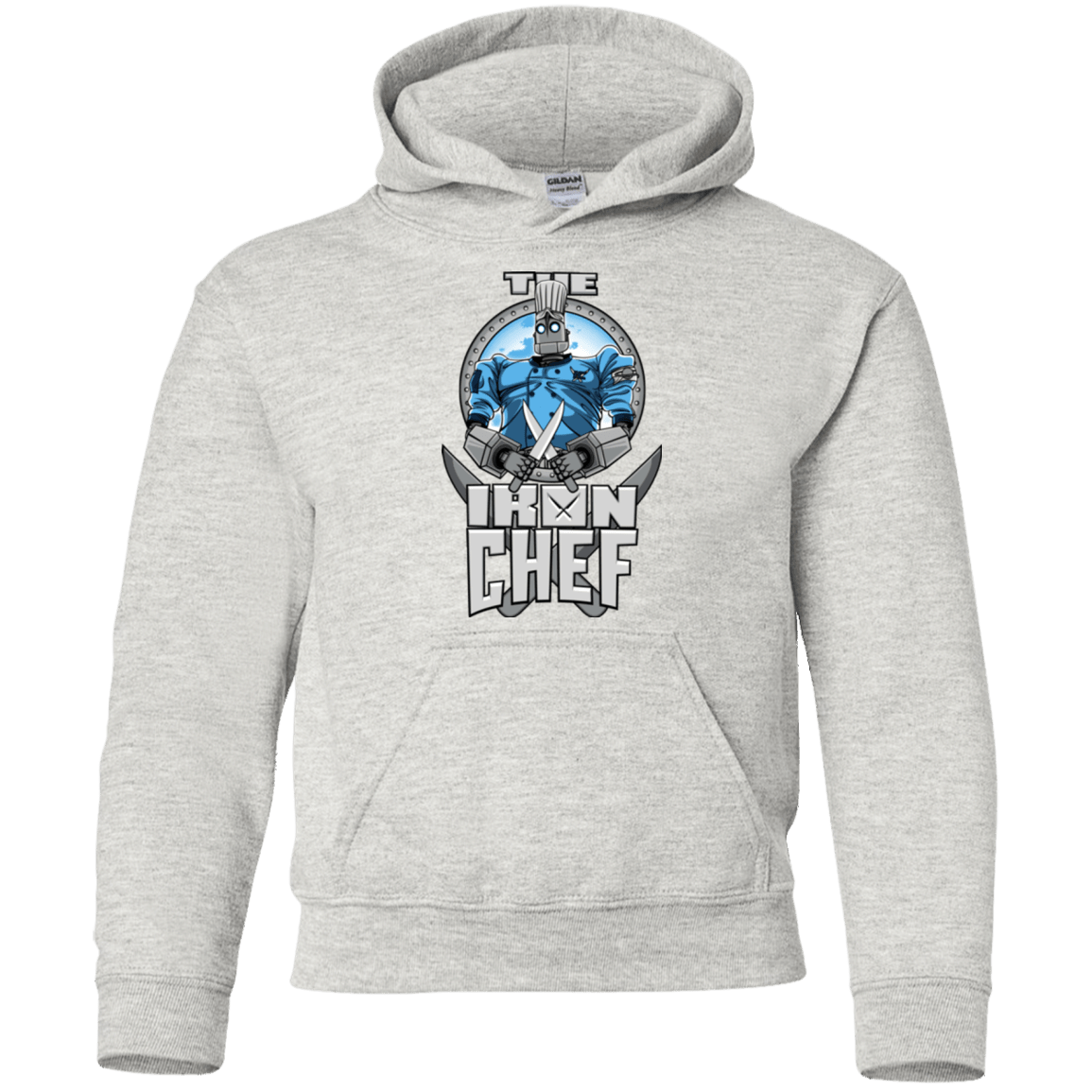 Sweatshirts Ash / YS Iron Giant Chef Youth Hoodie