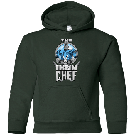 Sweatshirts Forest Green / YS Iron Giant Chef Youth Hoodie