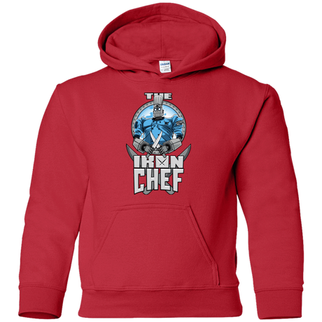 Sweatshirts Red / YS Iron Giant Chef Youth Hoodie