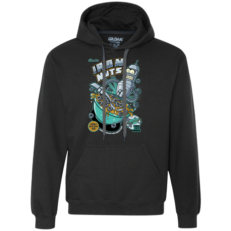 Sweatshirts Black / S Iron Nuts Premium Fleece Hoodie