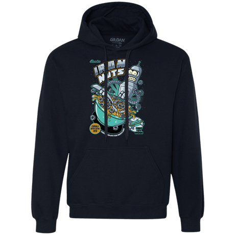 Sweatshirts Navy / S Iron Nuts Premium Fleece Hoodie