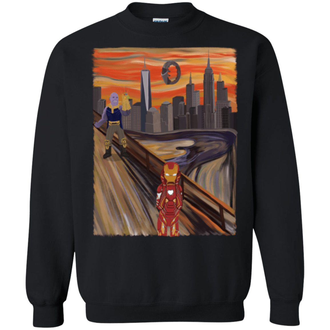 Sweatshirts Black / S Iron Scream Crewneck Sweatshirt