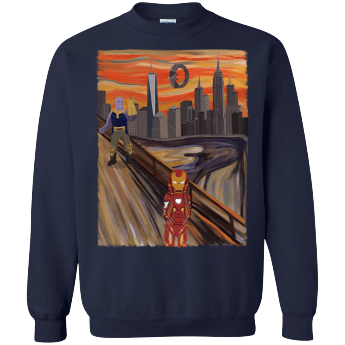 Sweatshirts Navy / S Iron Scream Crewneck Sweatshirt