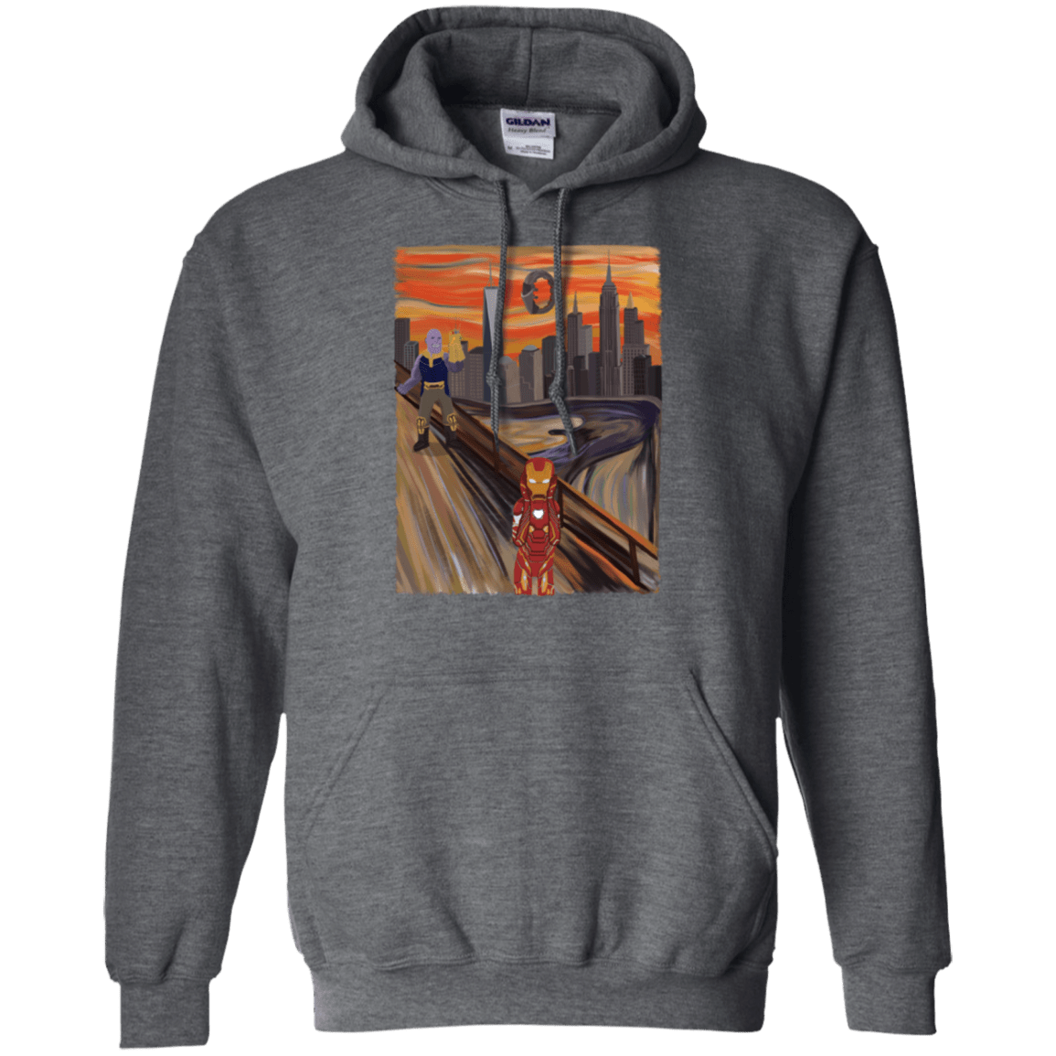 Sweatshirts Dark Heather / S Iron Scream Pullover Hoodie