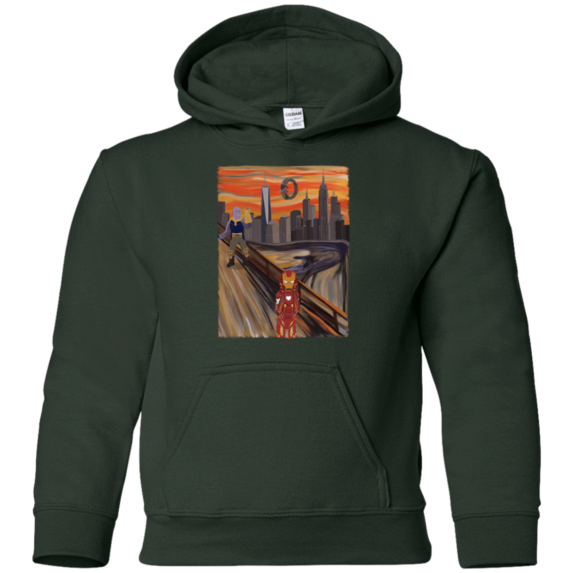 Sweatshirts Forest Green / YS Iron Scream Youth Hoodie