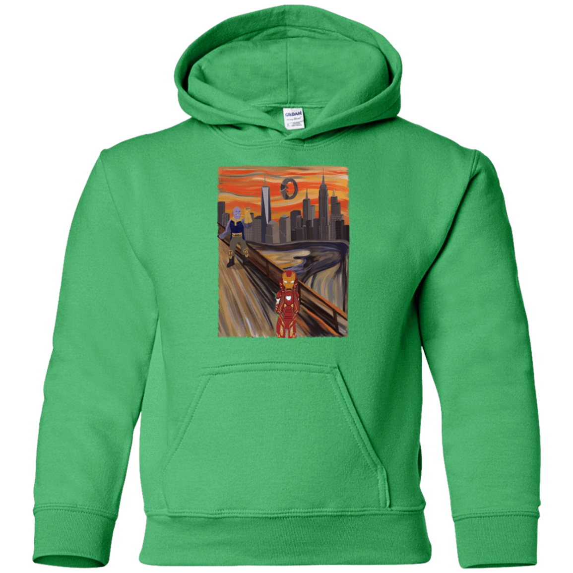 Sweatshirts Irish Green / YS Iron Scream Youth Hoodie