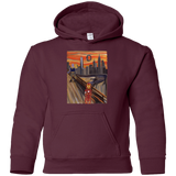 Sweatshirts Maroon / YS Iron Scream Youth Hoodie