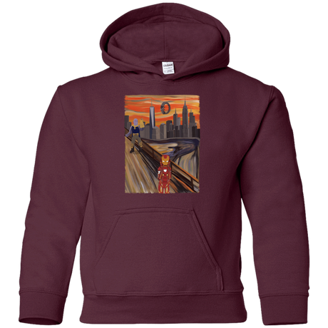 Sweatshirts Maroon / YS Iron Scream Youth Hoodie