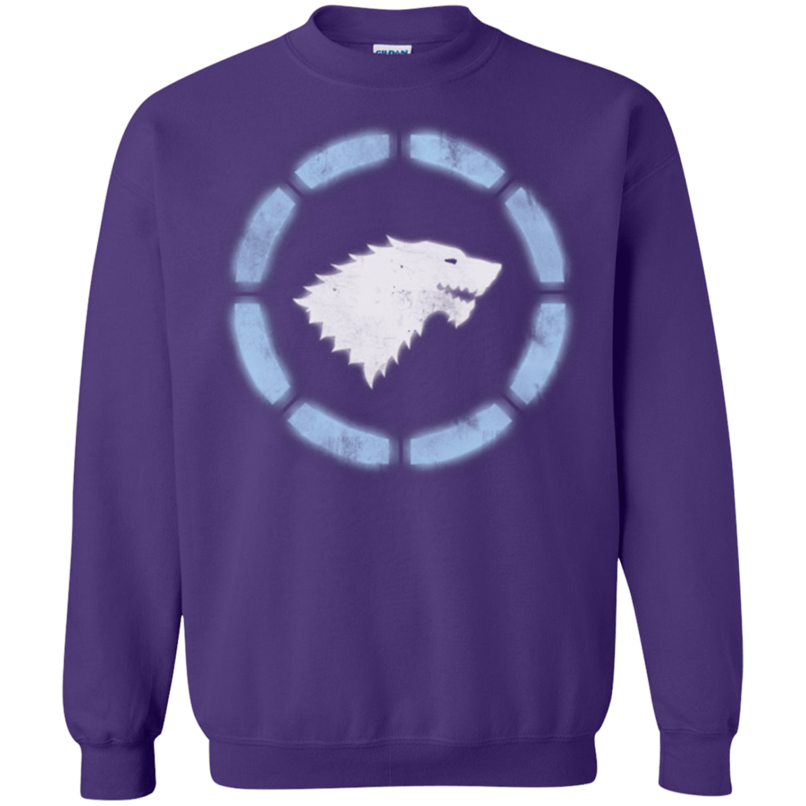 Sweatshirts Purple / Small Iron Stark Crewneck Sweatshirt