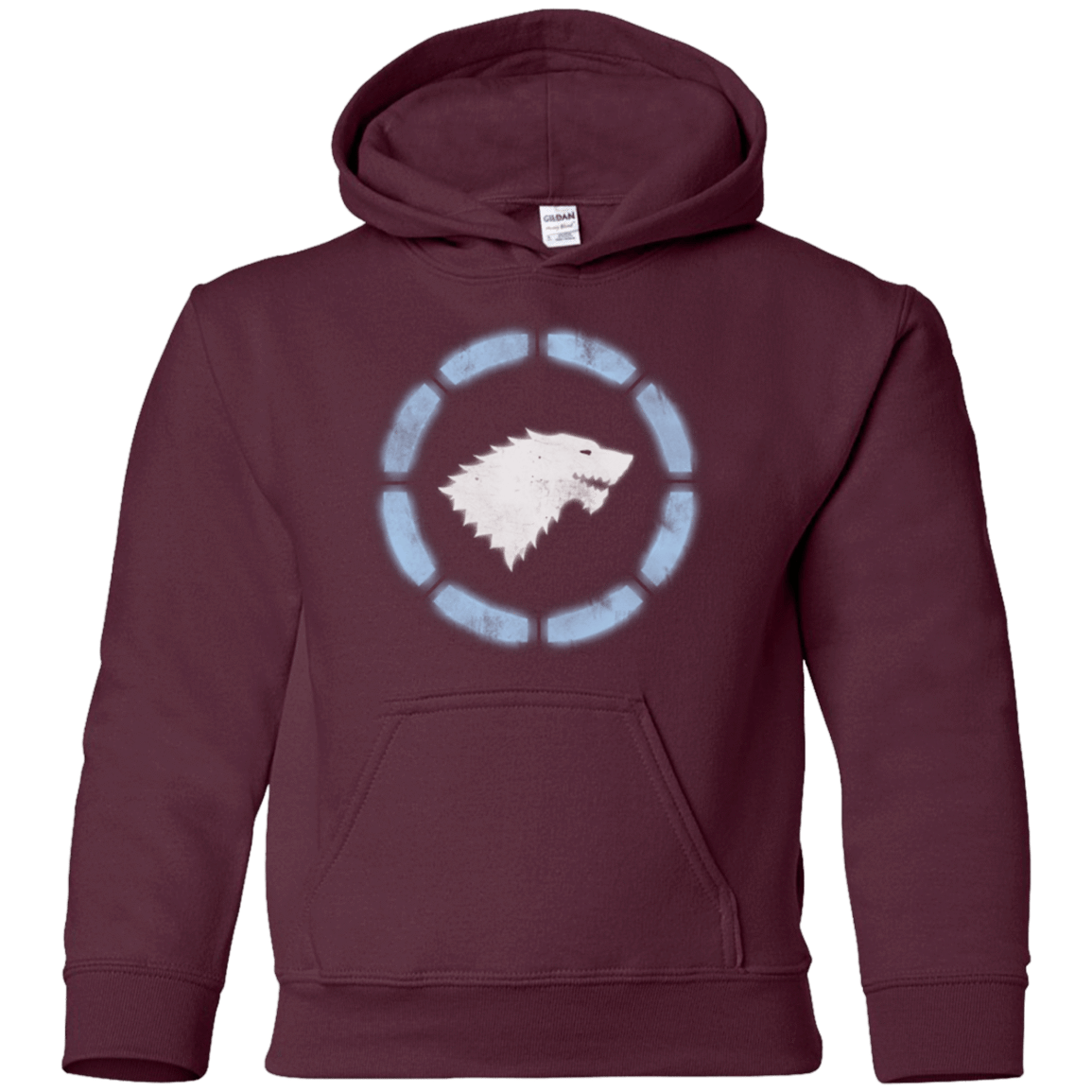 Sweatshirts Maroon / YS Iron Stark Youth Hoodie
