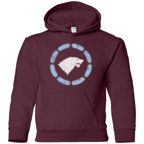 Sweatshirts Maroon / YS Iron Stark Youth Hoodie