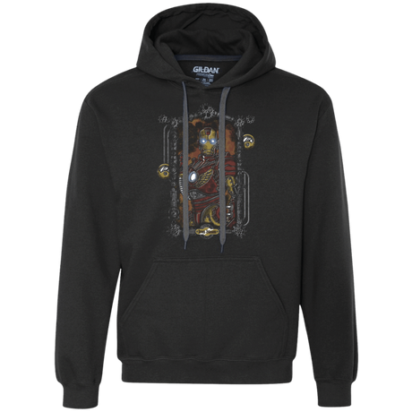 Sweatshirts Black / Small Iron Steam Premium Fleece Hoodie