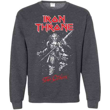 Sweatshirts Dark Heather / Small Iron Throne Crewneck Sweatshirt