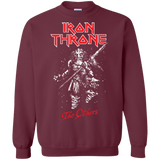 Sweatshirts Maroon / Small Iron Throne Crewneck Sweatshirt
