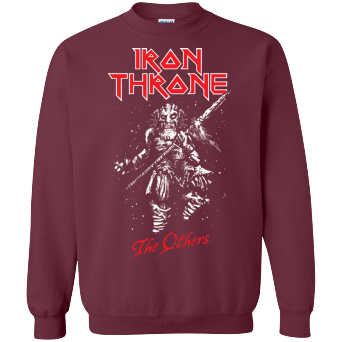 Sweatshirts Maroon / Small Iron Throne Crewneck Sweatshirt