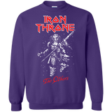 Sweatshirts Purple / Small Iron Throne Crewneck Sweatshirt