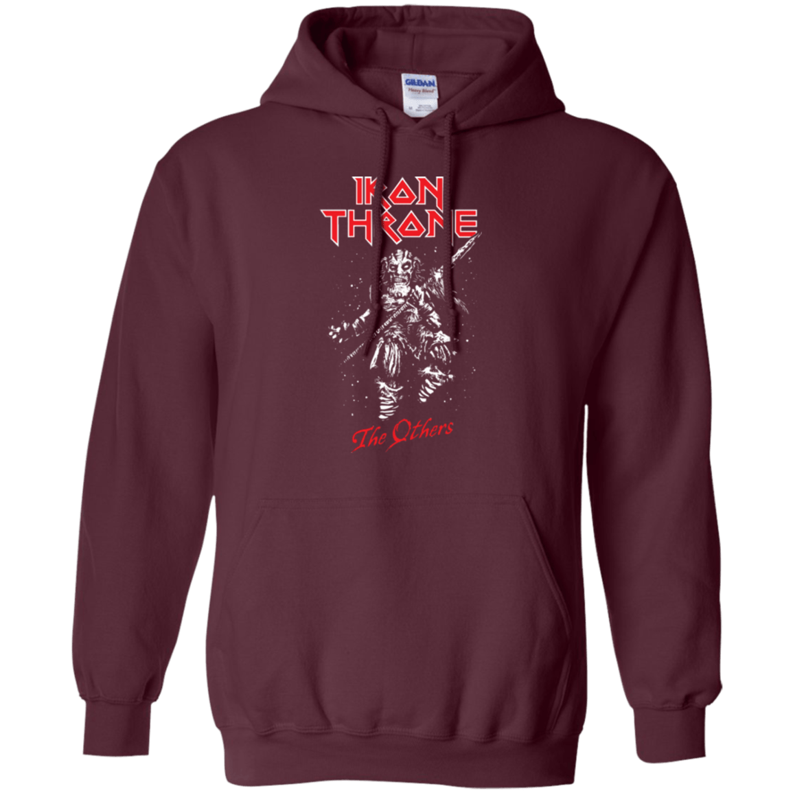 Sweatshirts Maroon / Small Iron Throne Pullover Hoodie