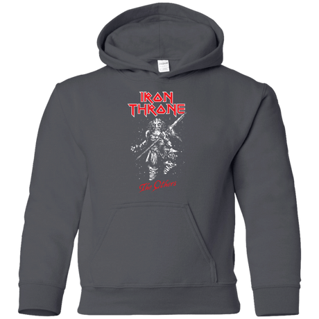 Sweatshirts Charcoal / YS Iron Throne Youth Hoodie