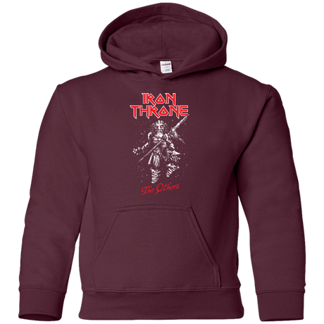 Sweatshirts Maroon / YS Iron Throne Youth Hoodie