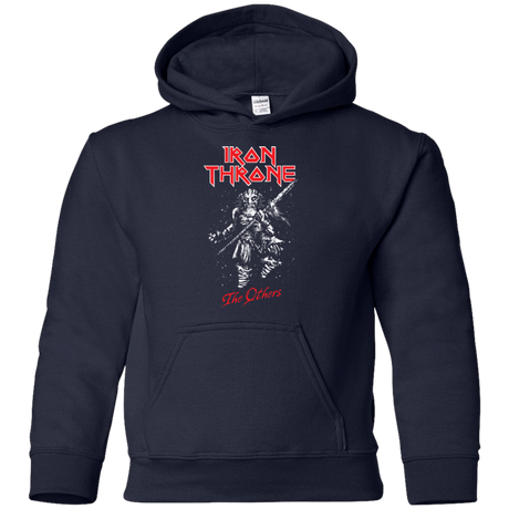 Sweatshirts Navy / YS Iron Throne Youth Hoodie