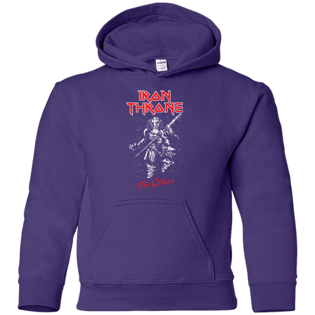 Sweatshirts Purple / YS Iron Throne Youth Hoodie