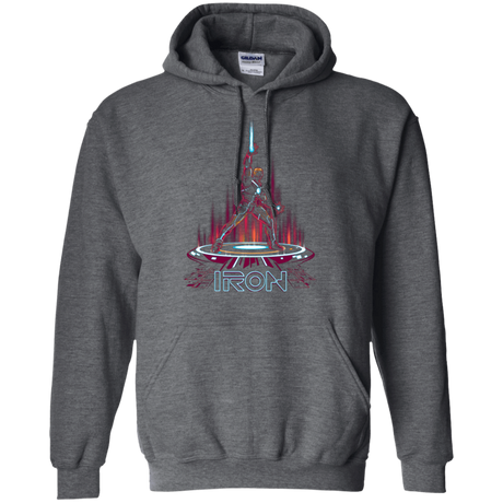 Sweatshirts Dark Heather / Small IRON TRON Pullover Hoodie