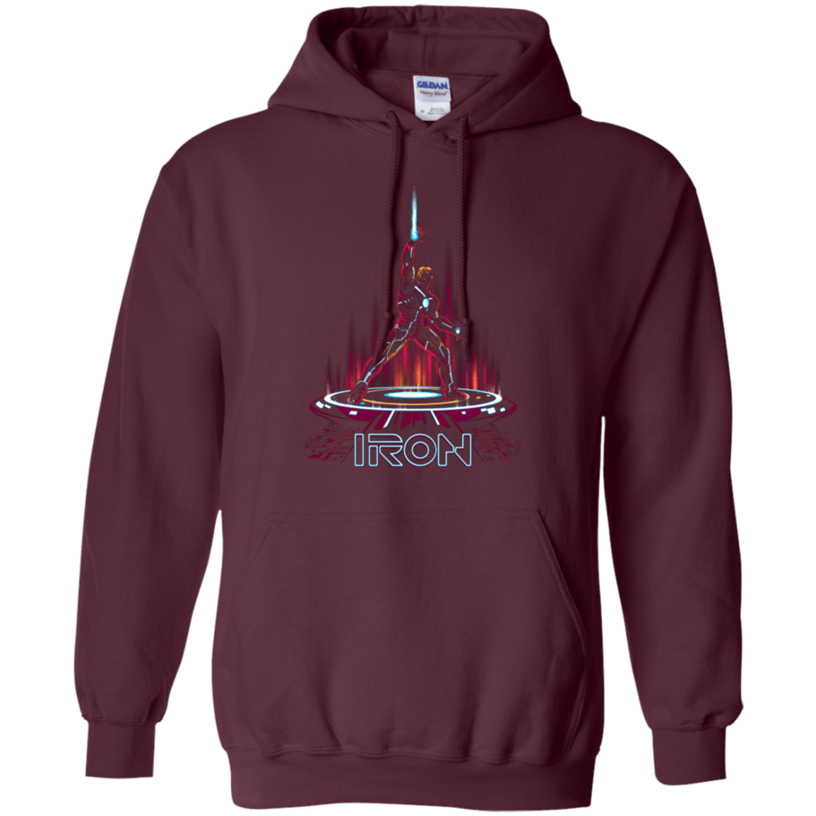 Sweatshirts Maroon / Small IRON TRON Pullover Hoodie