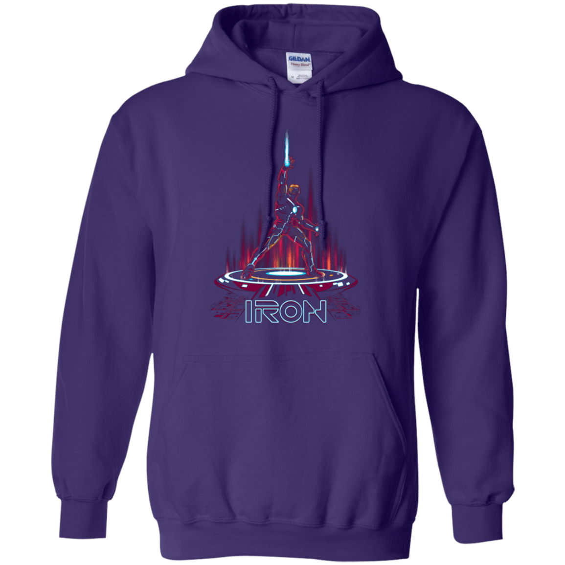 Sweatshirts Purple / Small IRON TRON Pullover Hoodie