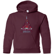 Sweatshirts Maroon / YS IRON TRON Youth Hoodie