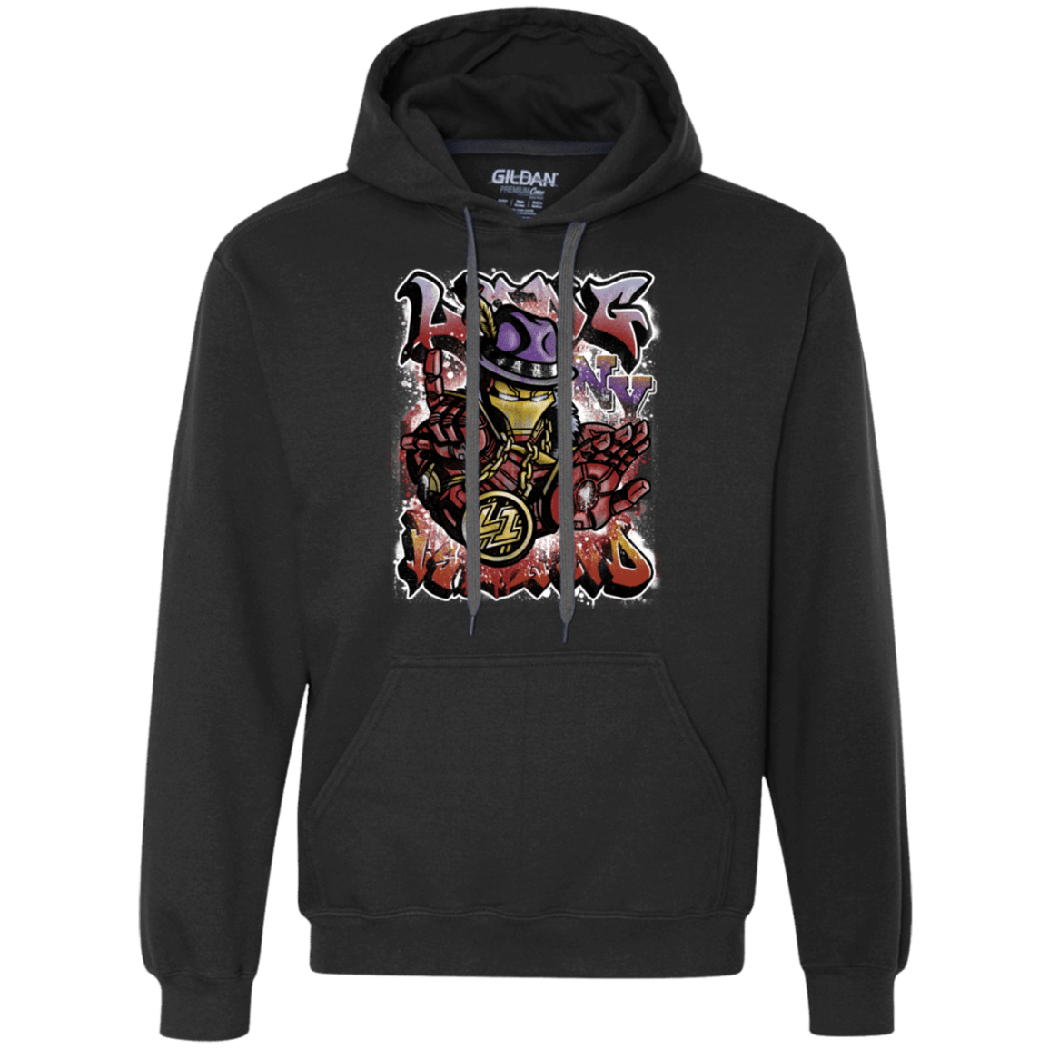 Sweatshirts Black / Small Ironman Long Island Premium Fleece Hoodie