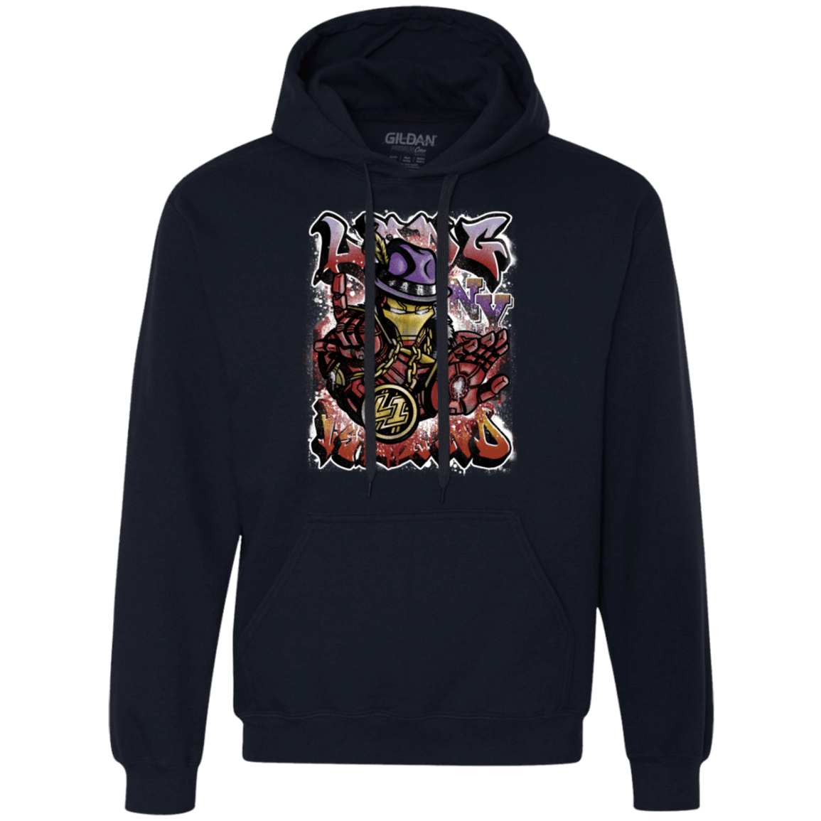 Sweatshirts Navy / Small Ironman Long Island Premium Fleece Hoodie