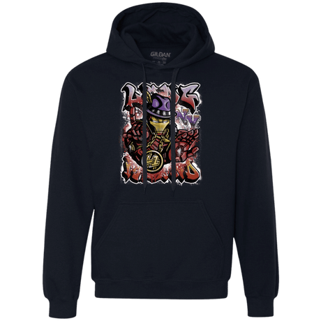 Sweatshirts Navy / Small Ironman Long Island Premium Fleece Hoodie