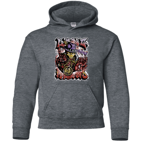 Sweatshirts Dark Heather / YS Ironman Long Island Youth Hoodie