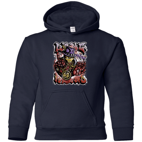 Sweatshirts Navy / YS Ironman Long Island Youth Hoodie