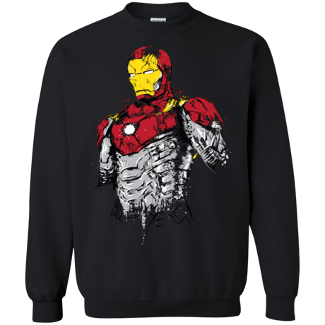 Sweatshirts Black / S Ironman - Mark XLVII Armor Crewneck Sweatshirt